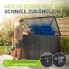 Juskys 3er Mülltonnenbox Namur 3 x 120 Liter Tonnen - 2 m² Produktbild-Vorschau 4