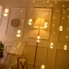 Lampki świąteczne kurtyna świetlna kule bombki led girlanda Podgląd zdjęcia produktu 10