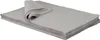 A stack of gray tissue paper with one sheet partially lifted. Produktbild-Vorschau