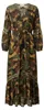 Miss June Dames maxi-jurk Saharra lange mouw, viscose met camouflageprint – productfoto op witte achtergrond, AI-gegenereerde afbeelding
