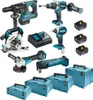 Kit combinato a batteria Makita smerigliatrice angolare Anteprima dell’immagine prodotto 1
