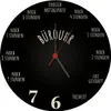 Bürouhr mit Feierabend Countdown Wanduhr aus MDF Produktbild-Vorschau 1