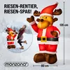 MONZANA® Aufblasbares Rentier 135cm LED Beleuchtet Produktbild-Vorschau 6