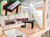 Casa delle bambole in legno Lulilo Floro boho LED Anteprima dell’immagine prodotto 7