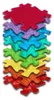 Muffik Rainbow – Sensorische Matten Set 8-teilig (29,8×29,8 Produktbild-Vorschau 3