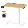 VASAGLE Stehtisch, Beistelltisch mit Rollen, 80 x 45 cm Produktbild-Vorschau 2