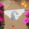 Mr. & Mrs. Panda Grußkarte Friseur Herz - Weiß - Geschenk, Produktbild-Vorschau 3