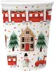 Confortables gobelets en carton de Noël 250ml 8 pièces. Voir les images du produit 1