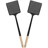 2x Fliegenklatsche Schwarz 46 cm Mit Bambusgriff Stabile Produktbild-Vorschau 1