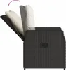 vidaXL 9-tlg. Garten-Essgruppe mit Kissen Schwarz Poly Produktbild-Vorschau 5