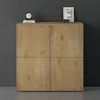 doporro Buffet Commode 100cm Meuble de Rangement Chêne Voir les images du produit 1