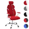 A red and white office chair is shown against a white background. Anteprima dell’immagine prodotto