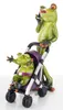 Art-Pol Dekorationsfigur Frosch mit Kinderwagen 17 cm Produktbild-Vorschau 5