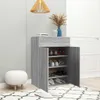 vidaXL Botník Grey Sonoma 60x35x84 cm Dřevěný materiál Náhled obrázku produktu 4