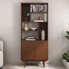 Wohnzimmerschrank SIMONA mit offenen Fächern, kastanien Produktbild-Vorschau 2