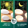 EASYmaxx LED Solarleuchte mit Fernbedienung - 3 kaltweiße Produktbild-Vorschau 3