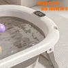 Baby Badewanne Set Faltbar mit Thermometer und Produktbild-Vorschau 2