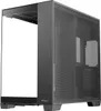 A black and gray PC case with glass panels. Voir les images du produit