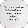 Mr. & Mrs. Panda Getränkeuntersetzer Personalisiert Tante Produktbild-Vorschau 1