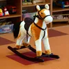 Aga4Kids Houpací koník MR1310 Světle hnědý Náhled obrázku produktu 6