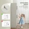 Armoire de cuisine HOMCOM, armoire haute avec étagère pour Voir les images du produit 6