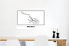 MuchoWow® Poster Stadtplan - Bremen - Schwarz und weiß - Produktbild-Vorschau 5