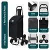 VOUNOT® Einkaufstrolley Treppensteiger, Hackenporsche Produktbild-Vorschau 4
