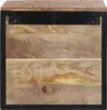 vidaXL Nachttisch 40x35x40 cm Massivholz Mango Produktbild-Vorschau 5