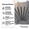 Clip per guide di fissaggio Schermo privacy in PVC - Anteprima dell’immagine prodotto 2