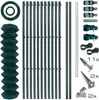 Maschendrahtzaun Komplettset 1,5 x 25 m Zaunset Gartenzaun Produktbild-Vorschau 1