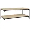 vidaXL Konferenčný stolík Sonoma Oak 80x50x40 cm Materiál Náhľad obrázku produktu 1