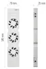 EMOS P56PR1 Heizkörperventilator mit Temperatursensor Produktbild-Vorschau 8