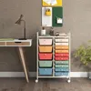 Vozík s 15 stohovatelnými zásuvkami, úložný vozík, Náhled obrázku produktu 7