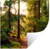 MuchoWow® Wandtattoo Wandsticker Wandaufkleber Wald - Weg - Produktbild-Vorschau 1