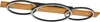Lindby LED-Deckenlampe Galad, schwarz, Holz, 3-flg., 98 cm Produktbild-Vorschau 1
