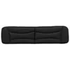 vidaXL Coussin de tête de lit "Hvar" noir 200 cm similicuir Voir les images du produit 5