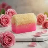 Rosenseife mit Kürbisfasern – Handgemachte Naturseife Produktbild-Vorschau 3