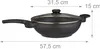 Poêle wok Relaxdays avec couvercle en verre, Ø 30 cm, en Voir les images du produit 4