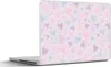 MuchoWow® Laptop Aufkleber Sticker Cover Mädchen - Herzen - Produktbild-Vorschau 1
