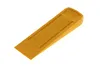 A single yellow plastic wedge is shown against a white background. Náhled obrázku produktu