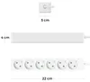 deleyCON 6-Fach Steckdosenleiste mit 90° Winkelstecker - Produktbild-Vorschau 6