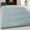 Ayyildiz | Tapis Shaggy Fluffy - 160 cm x 160 cm - Bleu Voir les images du produit 6