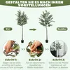 HOMCOM Umelý olivovník, veľký, 180 cm, umelá rastlina do Náhľad obrázku produktu 6