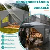 LZQ Pavillon pop-up 2,5 x 2,5 m Pavillon pliable pour Voir les images du produit 4