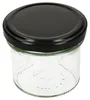 25er Set Sturzglas 125ml Einmachglas TO66 Schwarz Deckel Produktbild-Vorschau 3