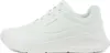 A side view of a white Skechers women's trainer shoe. Náhľad obrázku produktu
