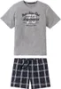 Livergy Herren Sommer Pyjama Kurze Schlafhose + kurzarm Produktbild-Vorschau 1