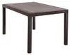 Tavolo rettangolare 150x90 cm in wicker stampato con gambe Anteprima dell’immagine prodotto 1