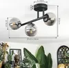 Isorella 3-flammige Deckenlampe aus Metall/Glas in Produktbild-Vorschau 4