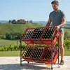 Portabottiglie Roxlin per 6 casse – scaffale in metallo con Anteprima dell’immagine prodotto 4